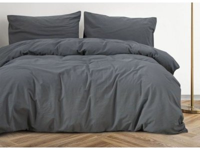 Постельное белье Lotus Home - Kansas Antracite (Турция), евро комплект